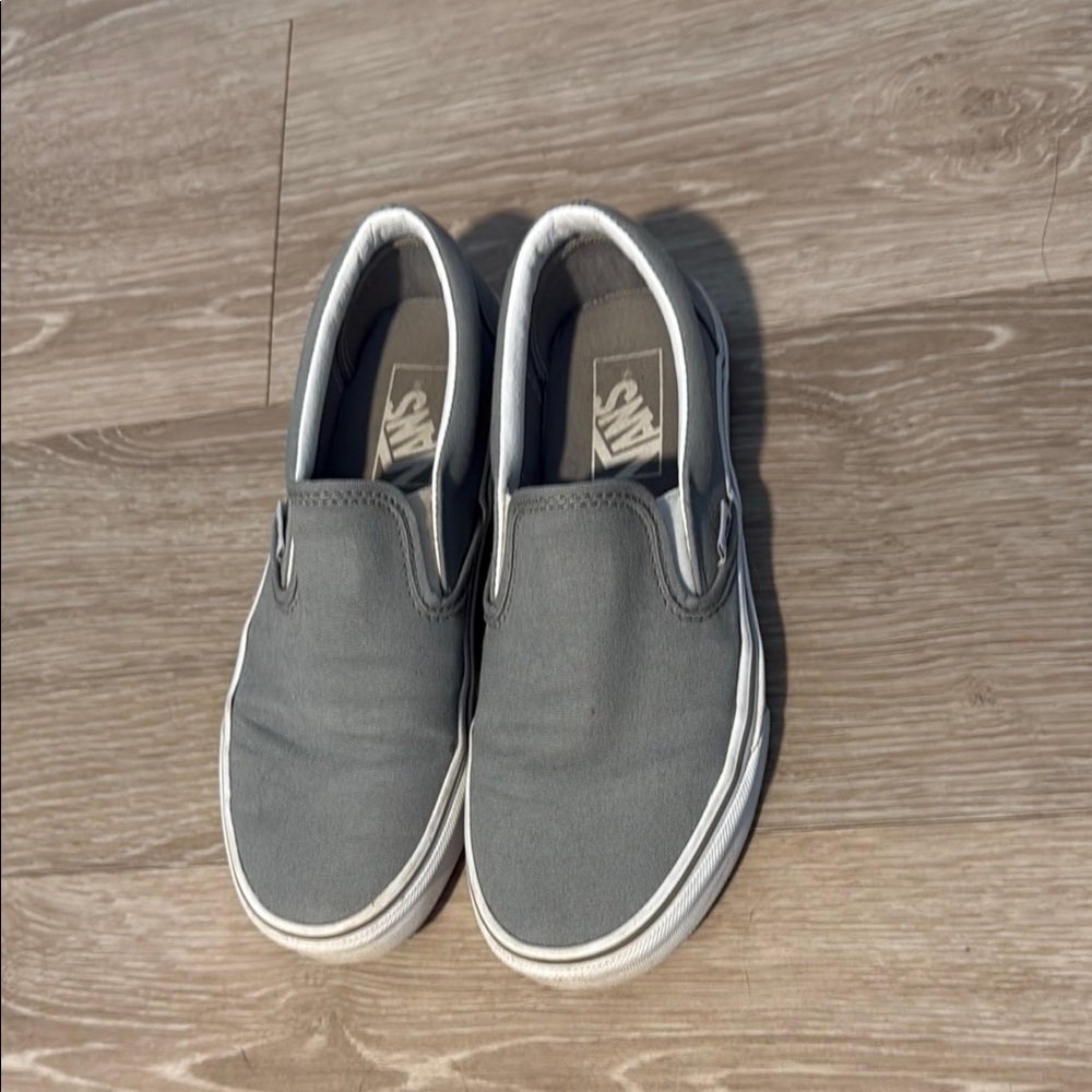 Vans Classic Gray Slip-Ons